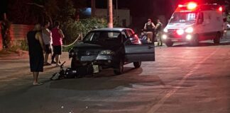 Itabirito: sem habilitação, condutor de moto entra na contramão e bate em carro Itabirito: sem habilitação, condutor de moto entra na contramão e bate em carro