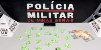 Traficante é preso no São Cristóvão, em Ouro Preto, com 125 pinos de cocaína Traficante é preso no São Cristóvão, em Ouro Preto, com 125 pinos de cocaína