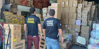 Distribuidoras de bebidas são alvo de operação da Receita Estadual e PCMG Operação de combate à sonegação fiscal. Foto - divulgação da Receita Estadual.