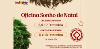 Ouro Preto: vagas abertas para “Oficina Sonho de Natal”; saiba como participar gratuitamente Sonho de Natal: Casa de Cultura do Padre Faria oferece vagas em oficinas gratuitas de Natal. Imagem - reprodução.