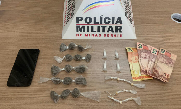 Itabirito: após denúncia de intenso tráfico de drogas, jovem é preso com crack e cocaína na Vila Gonçalo  
