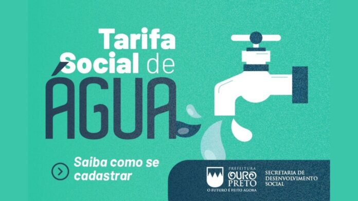 Tarifa Social de Água. Imagem - Lucas Campos