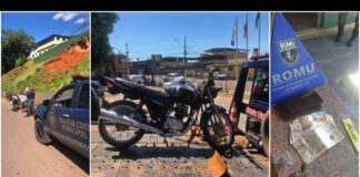 Itabirito: sem CNH, condutor empina moto em frente à sede da GM e acaba recebendo voz de prisão Itabirito: sem CNH, condutor empina moto em frente à sede da GM e acaba recebendo voz de prisão