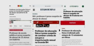 Caso do professor suspeito de abusar de alunas em Itabirito ganha repercussão na imprensa mineira Caso do professor suspeito de abusar de alunas em Itabirito ganha repercussão na imprensa mineira