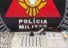 Santo Antônio, Mariana: 71 pinos de cocaína, porções de crack, espingarda e pistola apreendidos pela PM Santo Antônio, Mariana: 71 pinos de cocaína, porções de crack, espingarda e pistola apreendidos pela PM