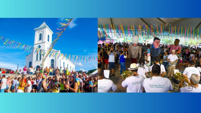 Pré-carnaval 2024 em São Gonçalo do Bação e em Acuruí. Foto divulgação. Edição Radar Geral.