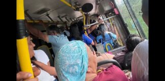 Passageiros reclamam de superlotação no transporte público para distritos e outras localidades de Itabirito Passageiros reclamam de superlotação no transporte público para distritos e outras localidades de Itabirito