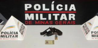 Itabirito: homem do bairro Saudade é preso após denúncia de que ele estava atirando em via pública Itabirito: homem do bairro Saudade é preso após denúncia de que ele estava atirando em via pública