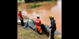 Corpo visto em Rio Acima é encontrado no Rio das Velhas, em Nova Lima Corpo visto em Rio Acima é encontrado no Rio das Velhas, em Nova Lima
