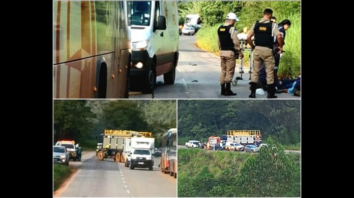 Itabirito, BR-356: engavetamento na Serra da Santa envolve 5 veículos