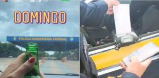 BR-040: motorista é multada e tem CNH suspensa após postar foto bebendo ao volante em frente à PRF Motorista é multada e tem CNH suspensa após postar foto bebendo ao volante em frente ao posto da PRF