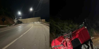 Dois acidentes envolvendo veículos pesados deixam 20 pessoas feridas na BR-381