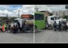 Grande BH: colisão entre ônibus e caminhão deixa motorista preso às ferragens Grande BH: colisão entre ônibus e caminhão deixa motorista preso às ferragens