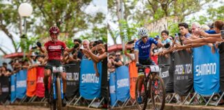 Itabirito: etapa de XCO da Estrada Real termina com vitória de Hercília Najara e Ulan Galinski Ulan Galinski e Hercília Najara vencem provas de XCO de Itabirito da Internacional Chaoyang Estrada Real. Foto - reprodução.