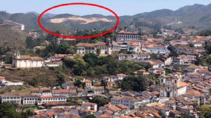 Loteamento gera degradação da vegetação em paisagem tombada de Ouro Preto - Foto: MPF