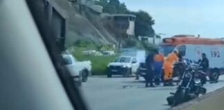 Anel Rodoviário: homem morre após acidente envolvendo caminhão e motos Anel Rodoviário: homem morre após acidente envolvendo caminhão e motos