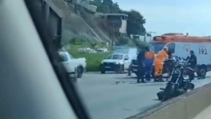 Anel Rodoviário: homem morre após acidente envolvendo caminhão e motos
