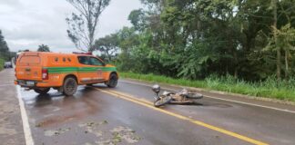 Ouro Preto: acidente entre moto e caminhão deixa 1 ferido na BR-356, próximo a Amarantina Acidente entre moto e caminhão deixa homem ferido na BR-356, próximo a Amarantina