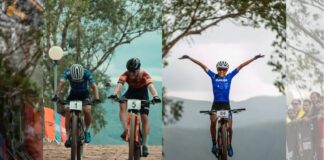 Itabirito: Sam Fox e Sabrina Oliveira vencem provas de XCC do Internacional Estrada Real Chaoyang Sam Fox e Sabrina Oliveira e vencem provas de XCC em Itabirito. Imagem - edição Radar Geral.