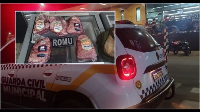 R$ 513 em carnes: homem furta picanha e maminha no Farid de Itabirito e é detido pela GM