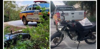 Itabirito: moto furtada de motoboy é recuperada pela Patrulha Rural da PM Itabirito: moto furtada de motoboy é recuperada pela Patrulha Rural da PM