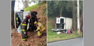 Van escolar desce barranco, bate em árvore e deixa alunos feridos em Nova Lima Van escolar desce barranco, bate em árvore e deixa alunos feridos em Nova Lima