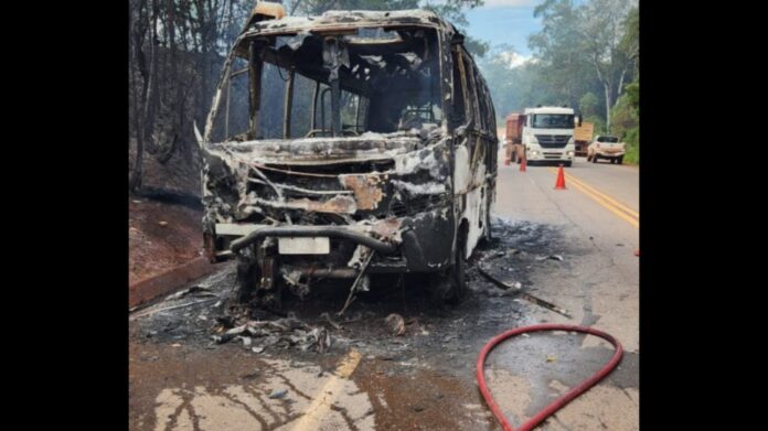 Itabirito, BR-356: Serra Verde diz que preza por funcionários e que vai investigar incêndio em ônibus