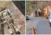 Itabirito, BR-356, Serra da Santa: caminhão perde freio e tomba após condutora jogar veículo em barranco Itabirito, BR-356: caminhão perde freio e tomba após condutora jogar veículo em barranco