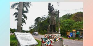 Nova imagem de São Cristóvão é entregue à população de Itabirito Nova imagem de São Cristóvão é entregue à população de Itabirito