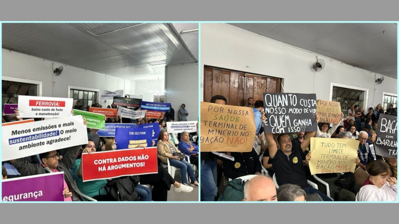 A favor e contra: audiência pública discute instalação do TFB em São Gonçalo do Bação, em Itabirito; VÍDEO