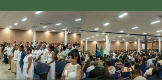 3º casamento comunitário é realizado em Itabirito com 87 casais 3º casamento comunitário de Itabirito. Foto - divulgação.