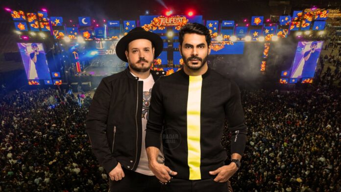 Julifest 2024: dupla sertaneja Israel e Rodolffo é confirmada para o sábado (13/7) em Itabirito