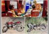 Motos se chocam na BR-356 e condutores ficam gravemente feridos
