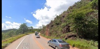 Itabirito, Serra da Santa: carreta com minério e carro com casal de Coronel Fabriciano se chocam na 356 Itabirito, Serra da Santa: carreta com minério e carro com casal de Coronel Fabriciano se chocam na 356