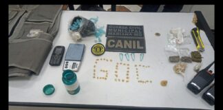 Mariana: ao perceber a Guarda Civil, homem que levava droga em bolsa tenta fugir, mas acaba preso Mariana: ao perceber a Guarda Civil, homem que levava droga em bolsa tenta fugir, mas acaba preso