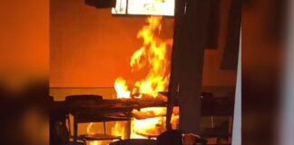 Sala de aula pega fogo após experimento de química dar errado em escola estadual de Belo Horizonte