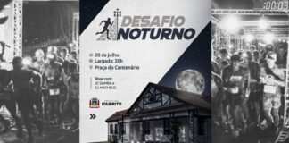 Desafio Noturno: inscrições para atletas de Itabirito terminam nesta terça (25/6) Desafio Noturno 2024 em Itabirito. Imagem - edição Radar Geral.