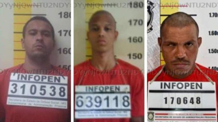 Três detentos fogem de penitenciária em Minas Gerais e são procurados pela polícia