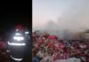 Incêndio em depósito de material reciclável mobiliza Bombeiros em Conselheiro Lafaiete