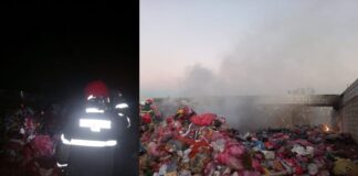 Incêndio em depósito de material reciclável mobiliza Bombeiros em Conselheiro Lafaiete