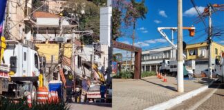 Queiroz Júnior, Itabirito: obra da Cemig interdita trânsito e deixa parte do comércio sem luz Queiroz Júnior, Itabirito: obra da Cemig interdita trânsito e deixa parte do comércio sem luz