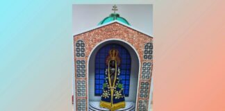 Imagem de Nossa Senhora, vinda do Santuário de Aparecida (SP), está em Itabirito Imagem de Nossa Senhora, vinda do Santuário de Aparecida (SP), está em Itabirito