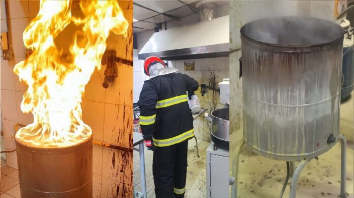 Itabirito: princípio de incêndio na cozinha do Supermercados Farid mobiliza Brigada