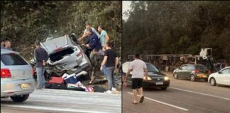 BR-040, Itabirito: pai, filha e neto (um bebê) morreram no acidente entre carreta e carro, confirma PRF BR-040, Itabirito: pai, filha e neto (um bebê) morreram no acidente entre carreta e carro, confirma PRF