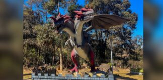 Itabirito: Parque Ecológico recebe exposição de dragões Itabirito: Parque Ecológico recebe exposição de dragões