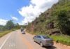 Itabirito, BR-356: motociclista passa mal e é socorrido com dor abdominal na Serra da Santa Serra da Santa - Foto: Google Street View
