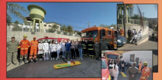 Brigadistas do Hospital de Itabirito, bombeiros e combatentes fazem exercício contra incêndio Brigadistas do Hospital de Itabirito, bombeiros e combatentes fazem exercício contra incêndio