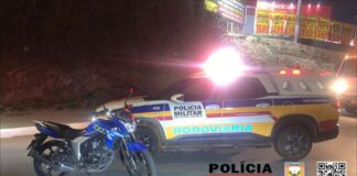MG-030, Nova Lima: PMRv prende mulher que conduzia moto furtada, e veículo é recuperado MG-030, Nova Lima: PMRv prende mulher que conduzia moto furtada, e veículo é recuperado