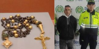 Colombiano suspeito de furtar rosário do século XIX em Ouro Preto é preso em Bogotá Colombiano suspeito de furtar rosário do século XIX em Ouro Preto é preso em Bogotá
