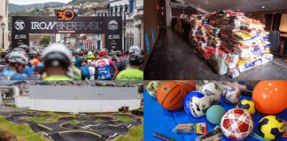 Mountain bike e solidariedade caminham juntos na 31ª edição do Iron Biker Brasil em Mariana Iron Biker arrecada materiais esportivos e doação de alimentos não perecíveis em Mariana. Edição de imagem - Radar Geral